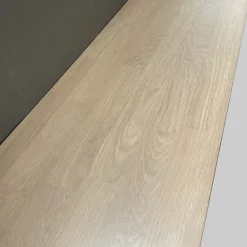 Plan 110 cm en bois aspect lamellé collé recoupable + fixation