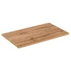 Plan 80cm WOTAN pour vasque à poser aspect Chêne
