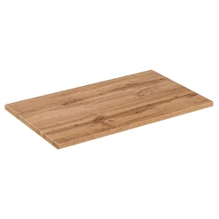 Plan 80cm WOTAN pour vasque à poser aspect Chêne