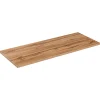 Plan 120cm WOTAN pour vasque à poser aspect Chêne