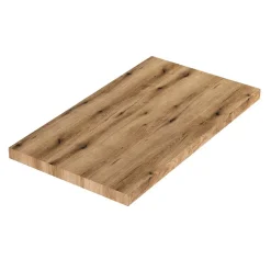 Plan De Lavabo À Poser De 80 Cm En Chêne Naturel