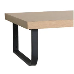 Plan de toilette suspendu pour vasque WILL - 60 cm avec équerres métal