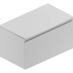Plan de toilette blanc L.90 x l.51,5 x ép.2 cm, Pura+