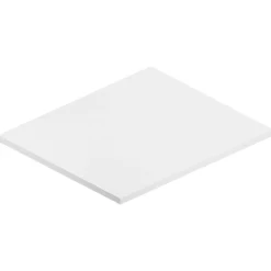 Plan de toilette blanc L.60 x l.51,5 x ép.2 cm, Pura+