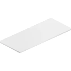 Plan de toilette blanc L.120 x l.51,5 x ép.2 cm, Pura+