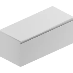 Plan de toilette blanc L.120 x l.51,5 x ép.2 cm, Pura+
