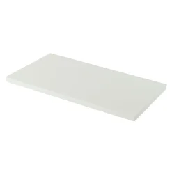 Plan de toilette blanc mat L.80 x l.45 x ép.2,8 cm, GoodHome Perma