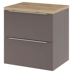 Plan de toilette GoodHome Hartland L. 60 cm chêne