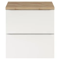 Plan de toilette GoodHome Hartland L. 60 cm chêne