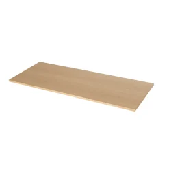 Plan de toilette GoodHome Avela placage chêne 120 cm