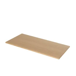 Plan de toilette GoodHome Avela placage chêne 100 cm