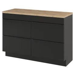 Plan de toilette GoodHome Hartland L. 120 cm chêne