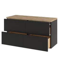 Plan de toilette GoodHome Hartland L. 120 cm chêne