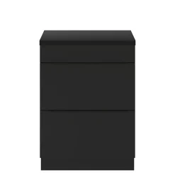 Plan de toilette L.60,5 x l.45,5 cm, noir mat, GoodHome Cadelia