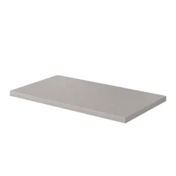 Plan de toilette L.80 x l.45 x ép.2 cm effet granit gris Cadélia