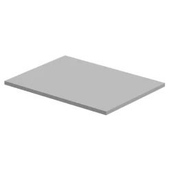 Plan de toilette L.60 x l.45 x ép.1,8 cm, blanc mat, Kentia