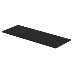 Plan de toilette L.120 x l.45 x ép.18 cm noir mat Kentia