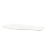 Plan de toilette pour vasque à poser version gauche Vague blanc brillant 103,1 cm