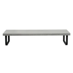 Plan de toilette suspendu pour vasque WILL - 120 cm avec équerres noires