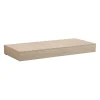 Plan de toilette suspendu pour vasque WILL - 120 cm - Ep. 12 cm - Décor Chêne