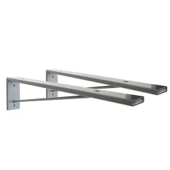 Plan de toilette suspendu 60cm WILL avec équerres invisibles