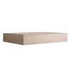 Plan de toilette suspendu pour vasque WILL - 60 cm - Ep. 12 cm + Equerres invisibles - Décor Chêne
