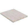 Plan de toilette 61x49x3 cm T-BATH hydrofuge placage frêne naturel
