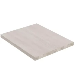 Plan de toilette 61x49x3 cm T-BATH hydrofuge placage frêne naturel