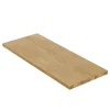 Plan de toilette 121x49x3 cm T-BATH hydrofuge placage chêne naturel