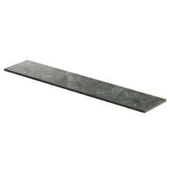 Plan de travail aspect marbre gris foncé GoodHome Kala L.300 x l.62 x Ép.3,8 cm