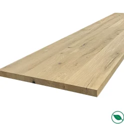 Plan de travail Chêne massif pleines lames 2600 x 650 x 40 mm