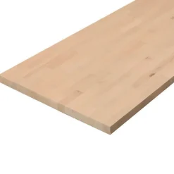 Plan de travail hêtre massif lamellé collé abouté 2000 x 650 x 38 mm