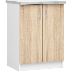 Plan de travail pour la cuisine AKORD S60 LIMA Blanc 60 cm couleur Blanc 60x54x3,2 cm