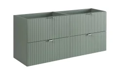 Plan de travail pour meuble de salle de bain LINE REED GREEN vert SAUGE 120 cm