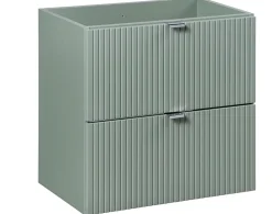 Plan de travail pour meuble de salle de bain LINE REED GREEN vert SAUGE 60 cm