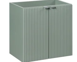 Plan de travail pour meuble de salle de bain LINE REED GREEN vert SAUGE 60 cm