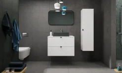 Plan de travail pour meuble de salle de bain VENA FLOW blanc mat 60 cm