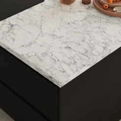 Plan de travail stratifié aspect quartzite GoodHome Berberis L.300 x Ép.3,8 cm