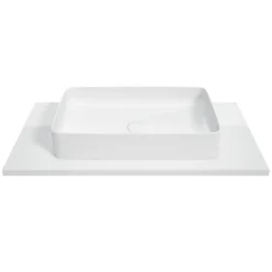 Plan Naturel Stilla 90x2,5x46 cm blanc (STILLAF09002)