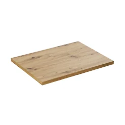 Plan pour meuble sous vasque BRAZZA 60 cm Chene clair Epaisseur 2,5 cm À poser