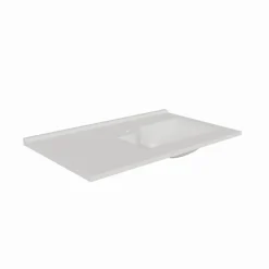 Plan simple vasque déportée à droite RESILOGE - 90 cm
