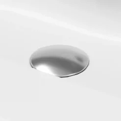 Plan simple vasque l.80,6 x H.12,3 x P.45,2 cm, en céramique blanche, GoodHome levanna