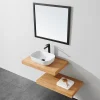 Plan suspendu pour vasque TOP chêne 80 x 46 cm