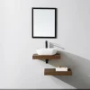 Plan suspendu pour vasque TOP noyer 60 x 46 cm