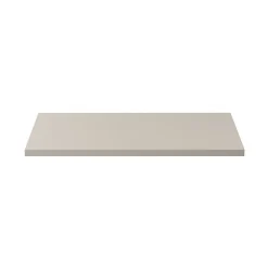Plan vasque BELLA 80 cm Coloris marron congo Finition mate pour meuble suspendu