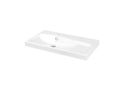 Plan vasque blanc GoodHome Mila 80 cm