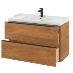 Plan vasque blanc GoodHome Lana 100 cm