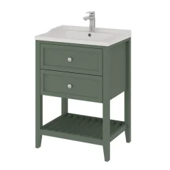 Plan vasque blanc GoodHome Lana 60 cm