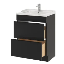 Plan vasque blanc GoodHome Lana 60 cm