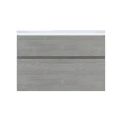 Plan vasque faible profondeur l.90 cm blanc en résine, Calao